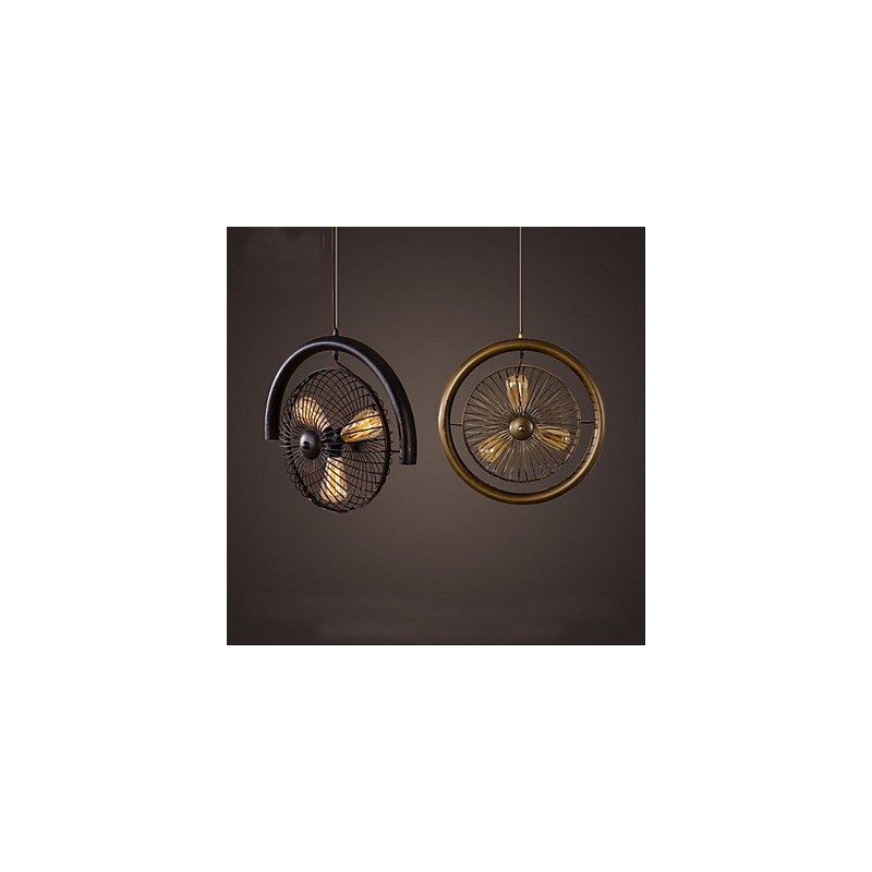 Retro Industrial Wind lamp fan pendant lamp American style