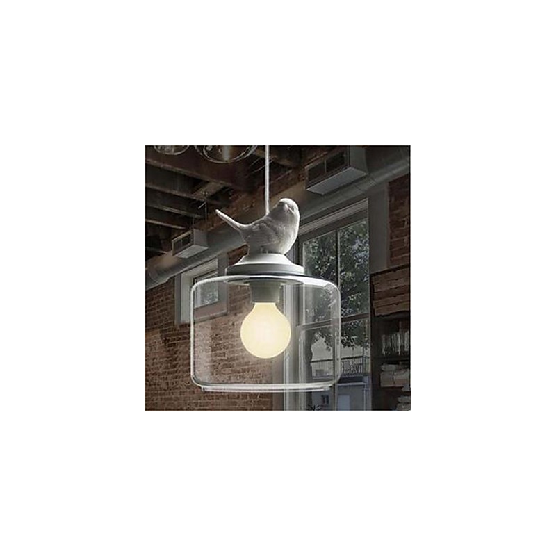 Single Head Glass Birds Droplight