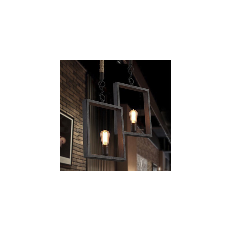 Pendant Rustic Lodge Vintage Retro Dininging Shopping Store Metal