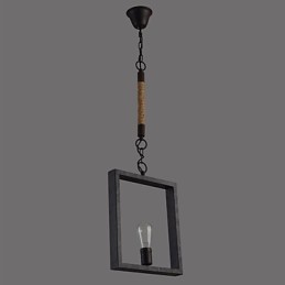 Pendant Rustic Lodge Vintage Retro Dininging Shopping Store Metal