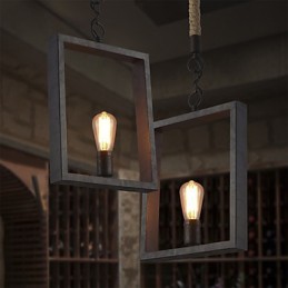 Pendant Rustic Lodge Vintage Retro Dininging Shopping Store Metal