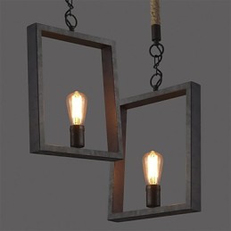 Pendant Rustic Lodge Vintage Retro Dininging Shopping Store Metal