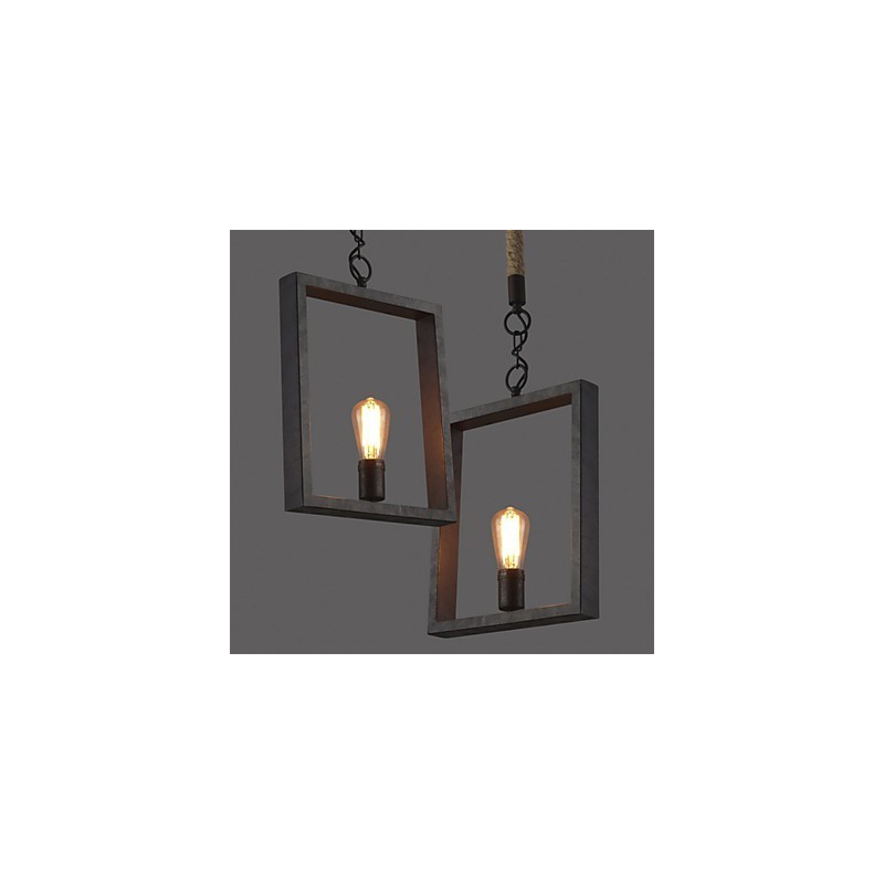 Pendant Rustic Lodge Vintage Retro Dininging Shopping Store Metal