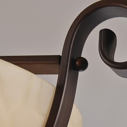 Rustic Lodge Vintage Mini Style Painting Metal Pendant Light