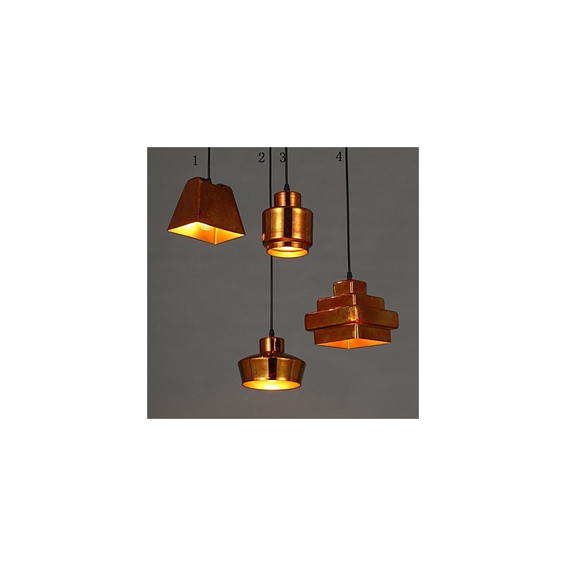 American Country Retro Glass Chandelier Rusty Sitting Droplight