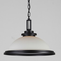 Pendant Lights Rustic Lodge Metal Painting Black