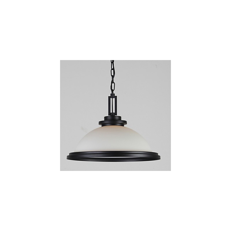 Pendant Lights Rustic Lodge Metal Painting Black