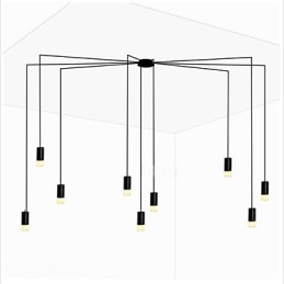 Northern Europe Creative Contracted And Geometric Line design Pendant Light