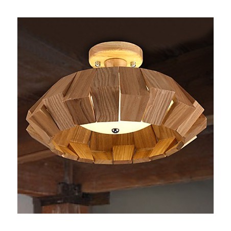 Modern Contemporary Country Mini Style Others Wood Bamboo Pendant Light