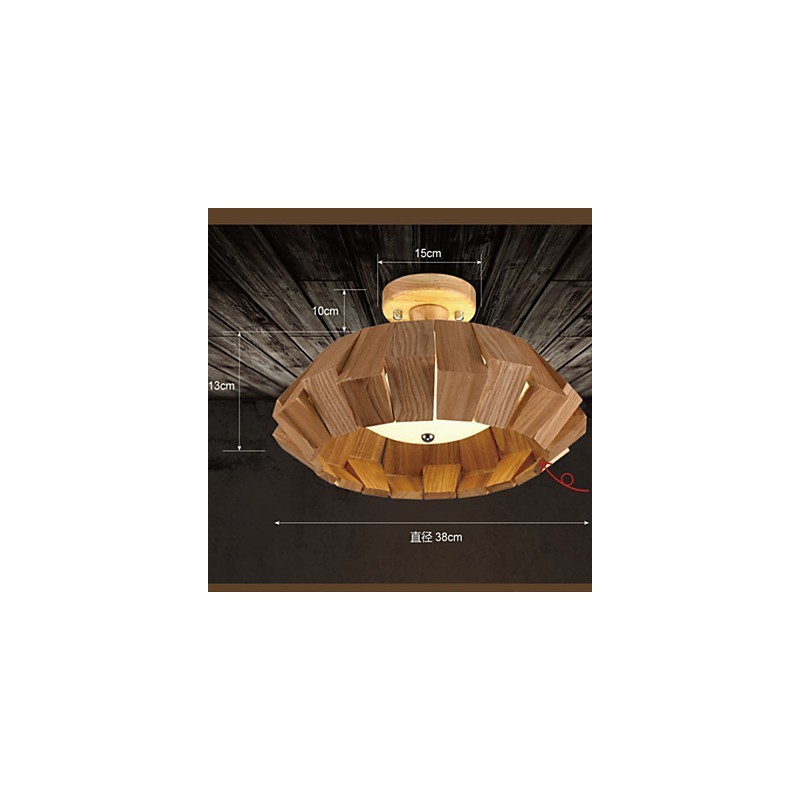 Modern Contemporary Country Mini Style Others Wood Bamboo Pendant Light