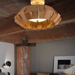 Modern Contemporary Country Mini Style Others Wood Bamboo Pendant Light