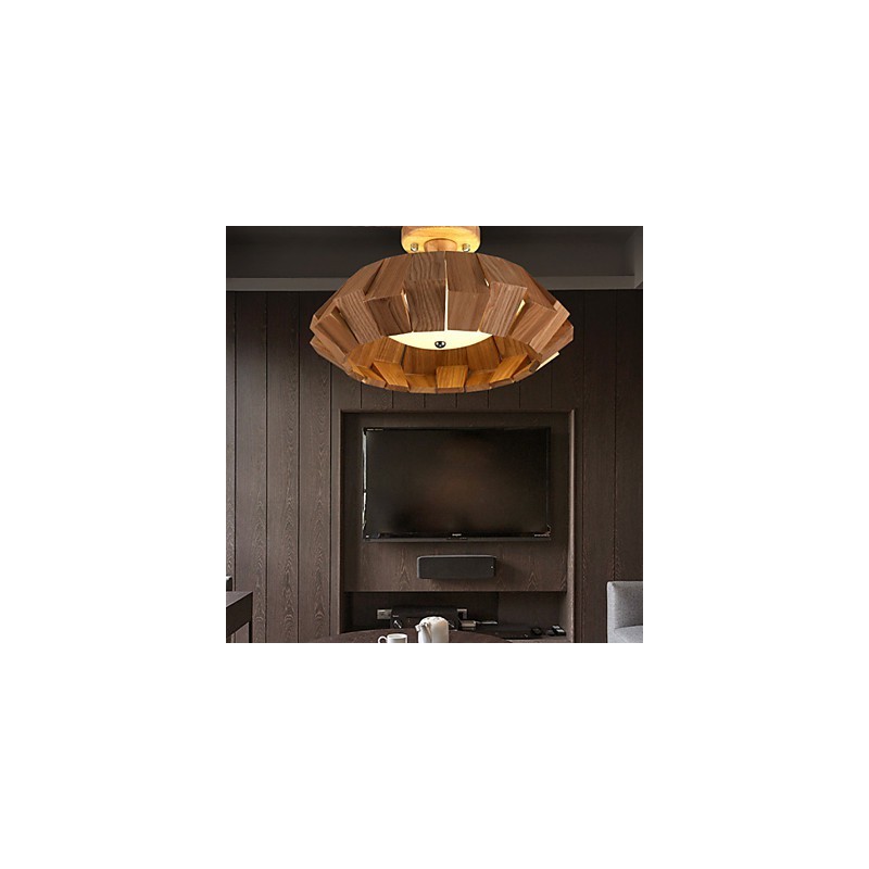 Modern Contemporary Country Mini Style Others Wood Bamboo Pendant Light