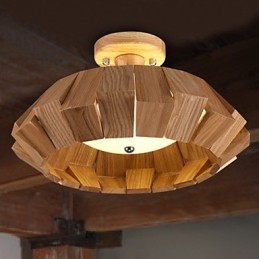 Modern Contemporary Country Mini Style Others Wood Bamboo Pendant Light