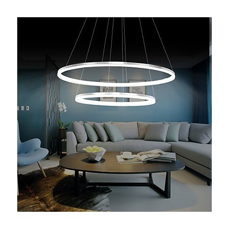 Modern Design Pendant Light 4High Quality Acrylic Double Ring Fit