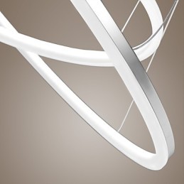 Modern Design Pendant Light 4High Quality Acrylic Double Ring Fit