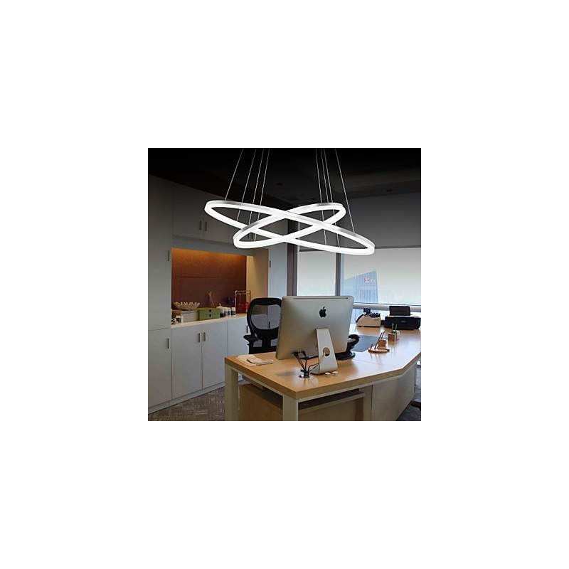 Modern Design Pendant Light 4High Quality Acrylic Double Ring Fit