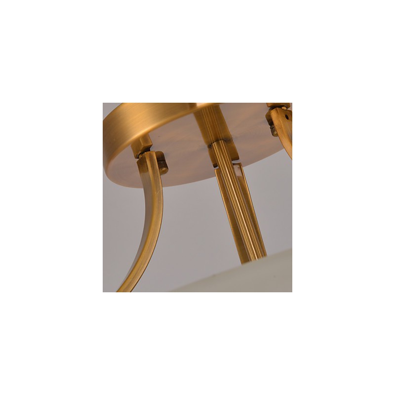 Rustic Lodge Vintage Mini Style Painting Metal Pendant Light