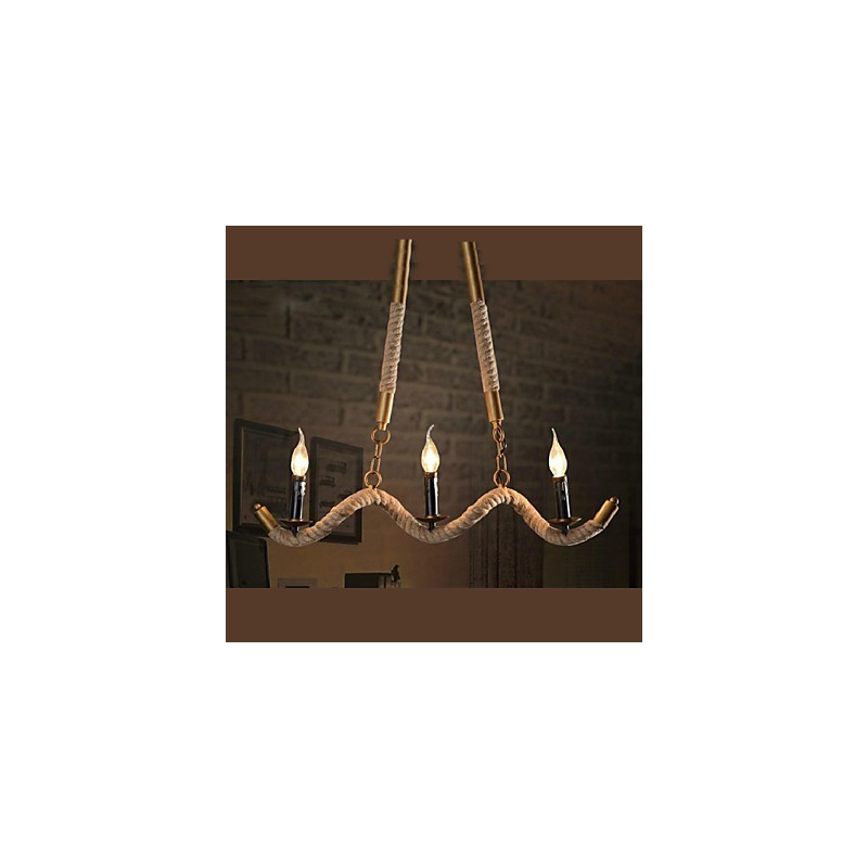 Traditional Classic Vintage Retro Lantern Country Electroplated Metal Pendant Light