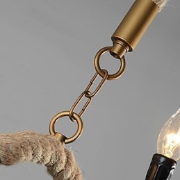 Traditional Classic Vintage Retro Lantern Country Electroplated Metal Pendant Light