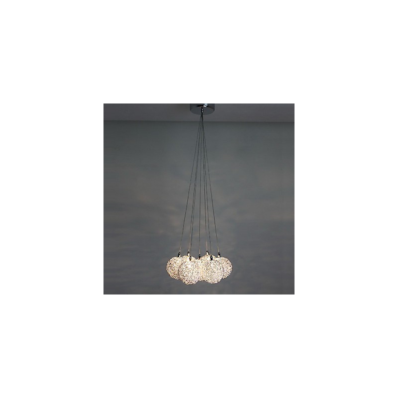 Modern Contemporary Mini Style Electroplated Metal Pendant Light
