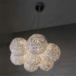 Modern Contemporary Mini Style Electroplated Metal Pendant Light