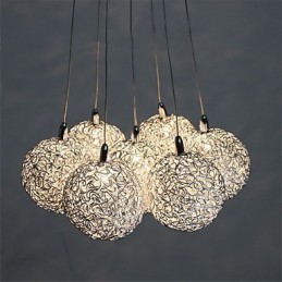 Modern Contemporary Mini Style Electroplated Metal Pendant Light