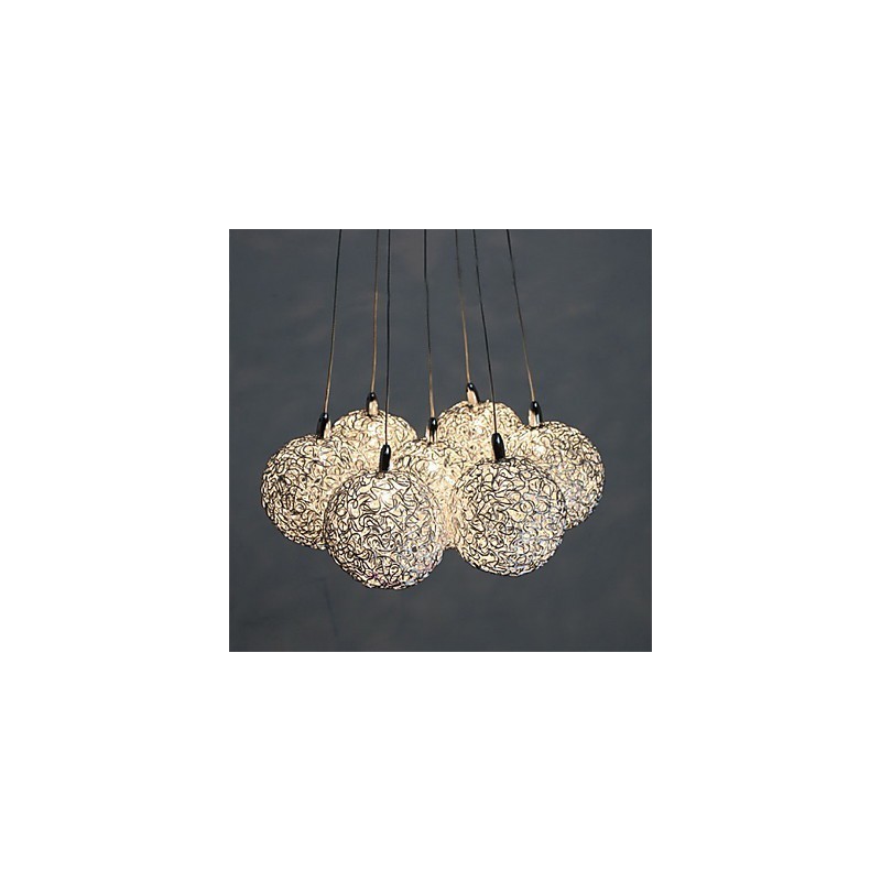 Modern Contemporary Mini Style Electroplated Metal Pendant Light