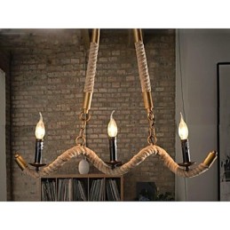 Traditional Classic Vintage Retro Lantern Country Electroplated Metal Pendant Light