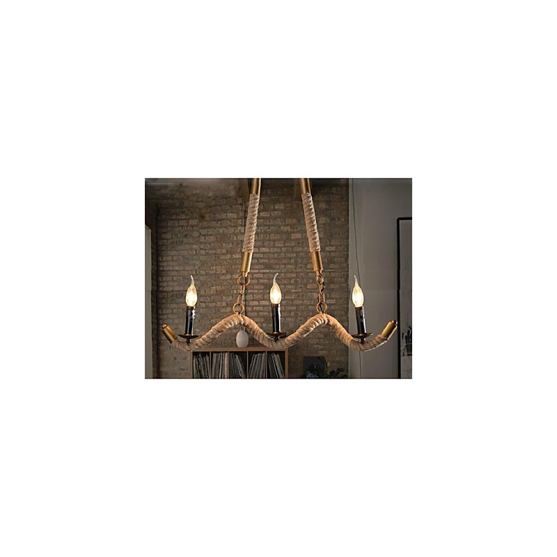 Traditional Classic Vintage Retro Lantern Country Electroplated Metal Pendant Light