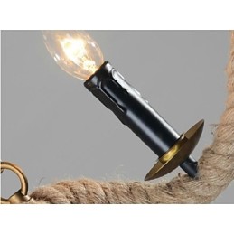 Traditional Classic Vintage Retro Lantern Country Electroplated Metal Pendant Light