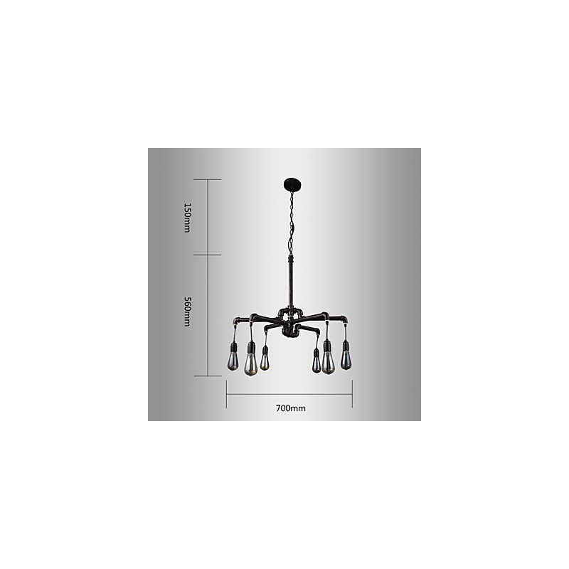 Retro Metal Ceiling Light Cafe