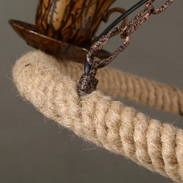 Vintage Country Painting Metal Pendant Light Garage