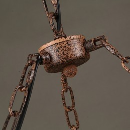 Vintage Country Painting Metal Pendant Light Garage