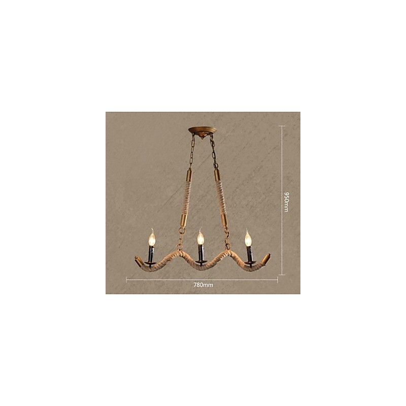 Traditional Classic Vintage Retro Lantern Country Electroplated Metal Pendant Light