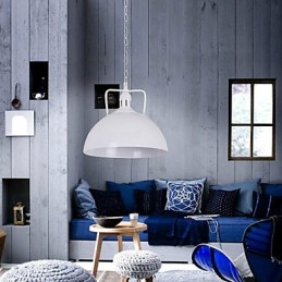 Nordic American Country Industrial Semicircle Fashion Wrought Iron Single Head Droplight