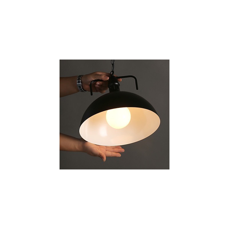 Nordic American Country Industrial Semicircle Fashion Wrought Iron Single Head Droplight