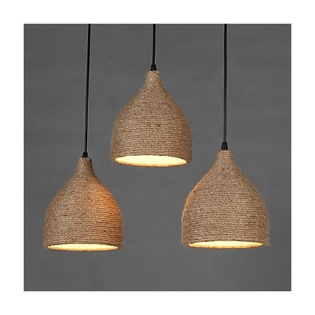 Country Lofts Restoring Ancient Ways Hemp Rope Single Head Small Droplight Lamp