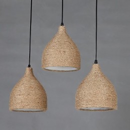 Country Lofts Restoring Ancient Ways Hemp Rope Single Head Small Droplight Lamp