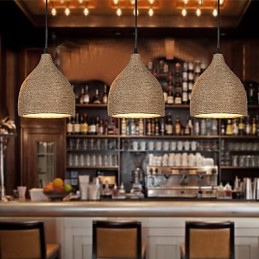 Country Lofts Restoring Ancient Ways Hemp Rope Single Head Small Droplight Lamp