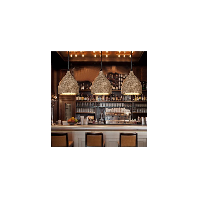 Country Lofts Restoring Ancient Ways Hemp Rope Single Head Small Droplight Lamp