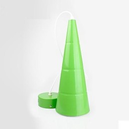 Modern Contemporary Globe Painting Metal Pendant Light