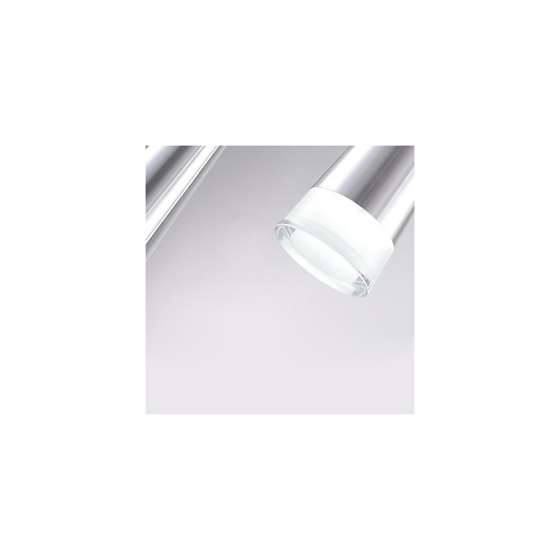 Modern Contemporary Chrome Metal Pendant Light