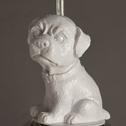 The Cartoon Dog Droplight Taipei Rural Glass Individuality Creative Small Droplight Lamp