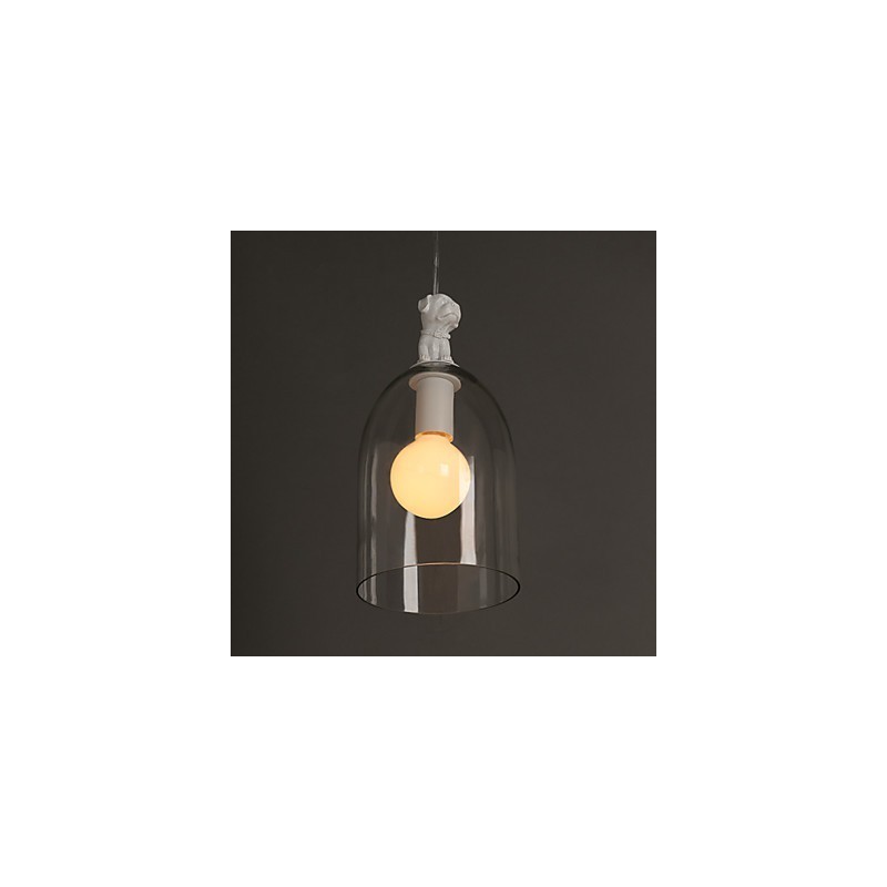 The Cartoon Dog Droplight Taipei Rural Glass Individuality Creative Small Droplight Lamp