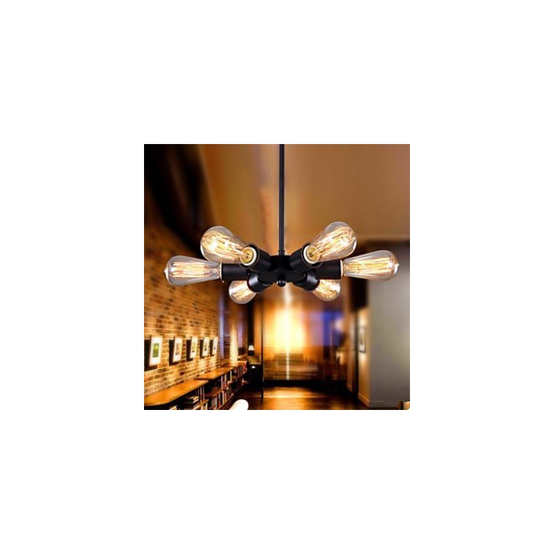 American Country Industrial Wind Six Head Ferris Wheel Droplight