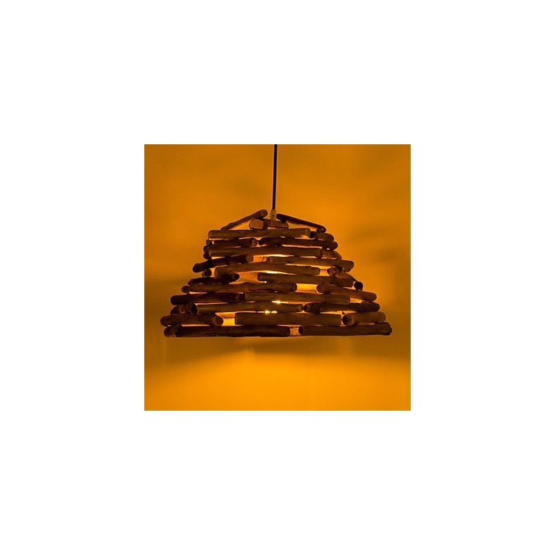 Retro Classic Wooden Ceiling Lights Simple Pendant Lamps Cafe Pendant Lamp