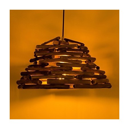 Retro Classic Wooden Ceiling Lights Simple Pendant Lamps Cafe Pendant Lamp