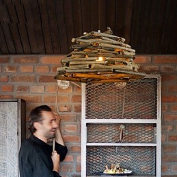 Retro Classic Wooden Ceiling Lights Simple Pendant Lamps Cafe Pendant Lamp