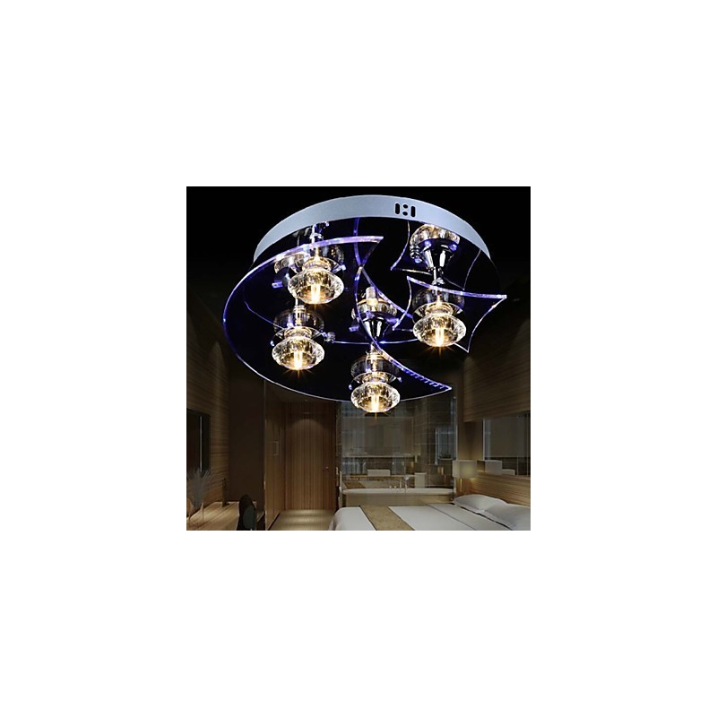 Chandelier Modern Crystal Living 4 Lights