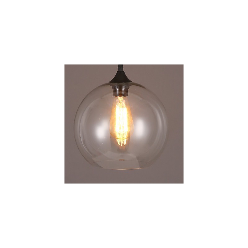 American Creative Nordic Contracted Rural Glass Ball Single Head Droplight Lanp